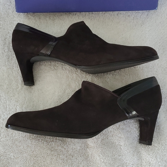 STUART WEITZMAN Booties in brown suede Sytle Bluff  SZ 11 - Picture 2 of 9
